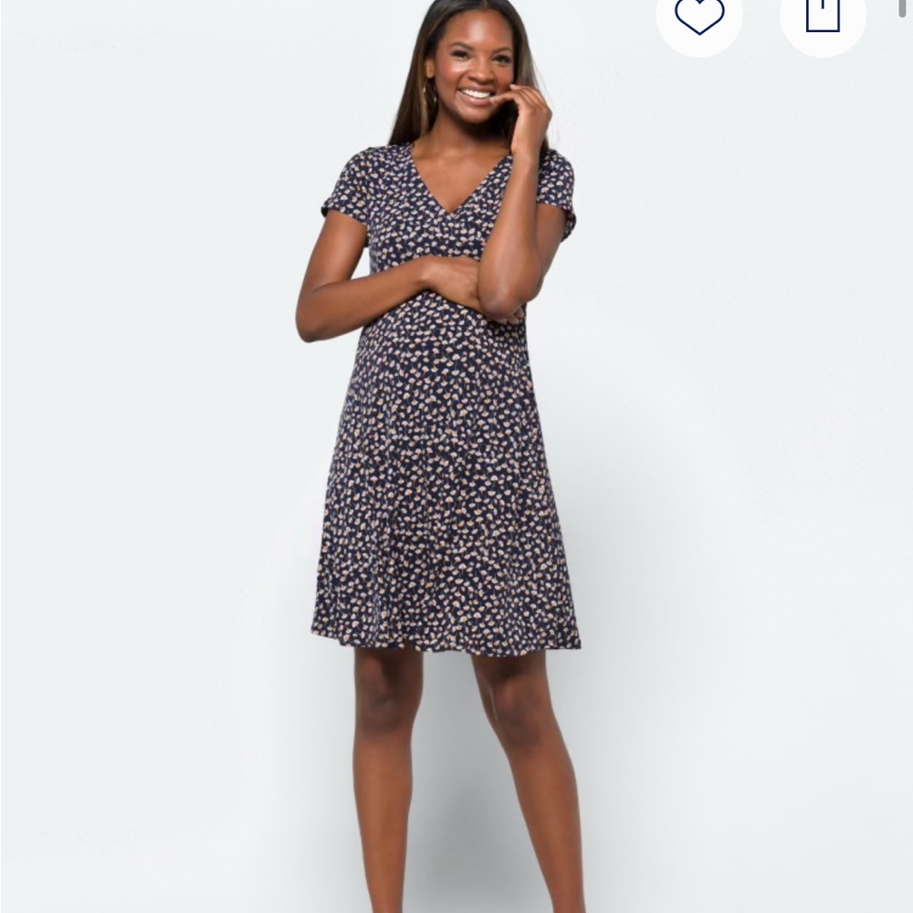 Kaileigh Navy Floral Mini Dress